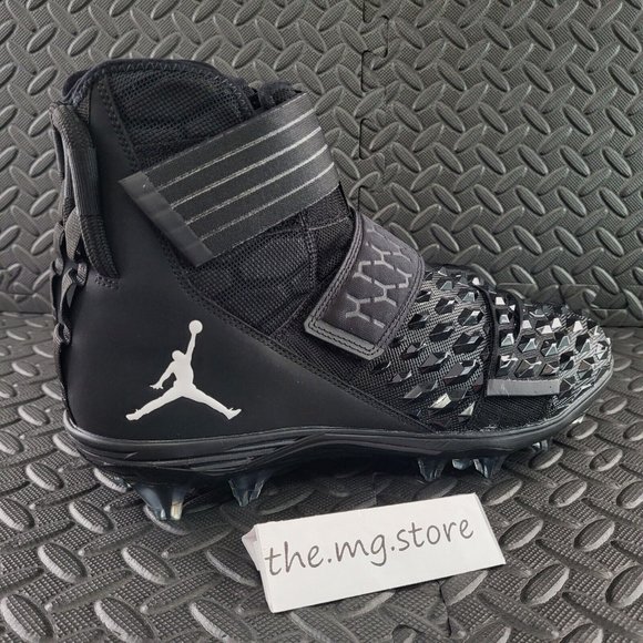 Jordan Force Savage Elite 2 Football Cleats Black Sz 16 Nike CV1665 103 Rare main image 8